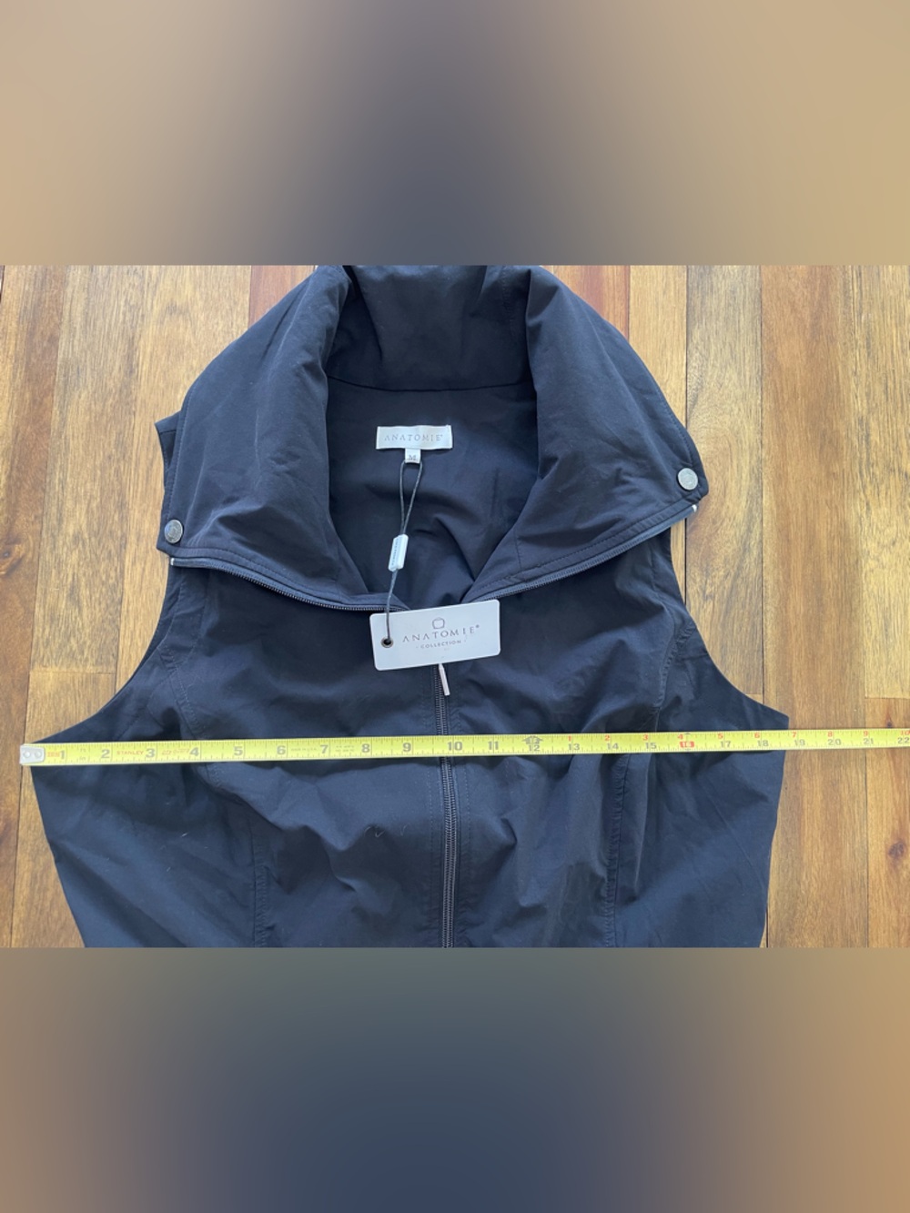 Anatomie Delaney Travel Vest black hiking vest women’s vest medium new - Picture 5 of 10